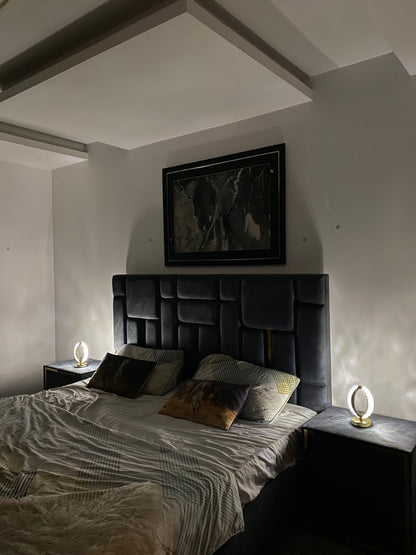 Luxury Crystal LED Lamp (oval) – Touch Control, Dual Power