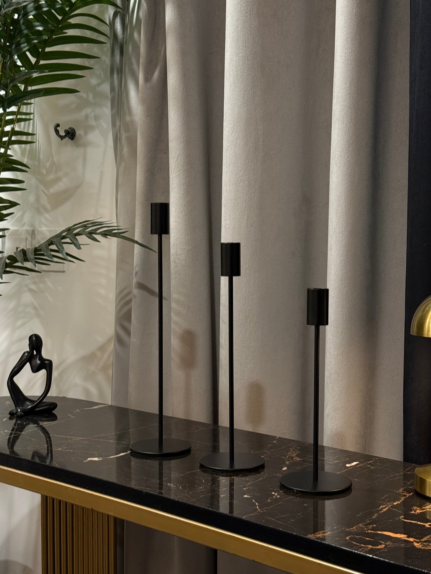 The Monarch Candle Stand Set – Crafted in Iron