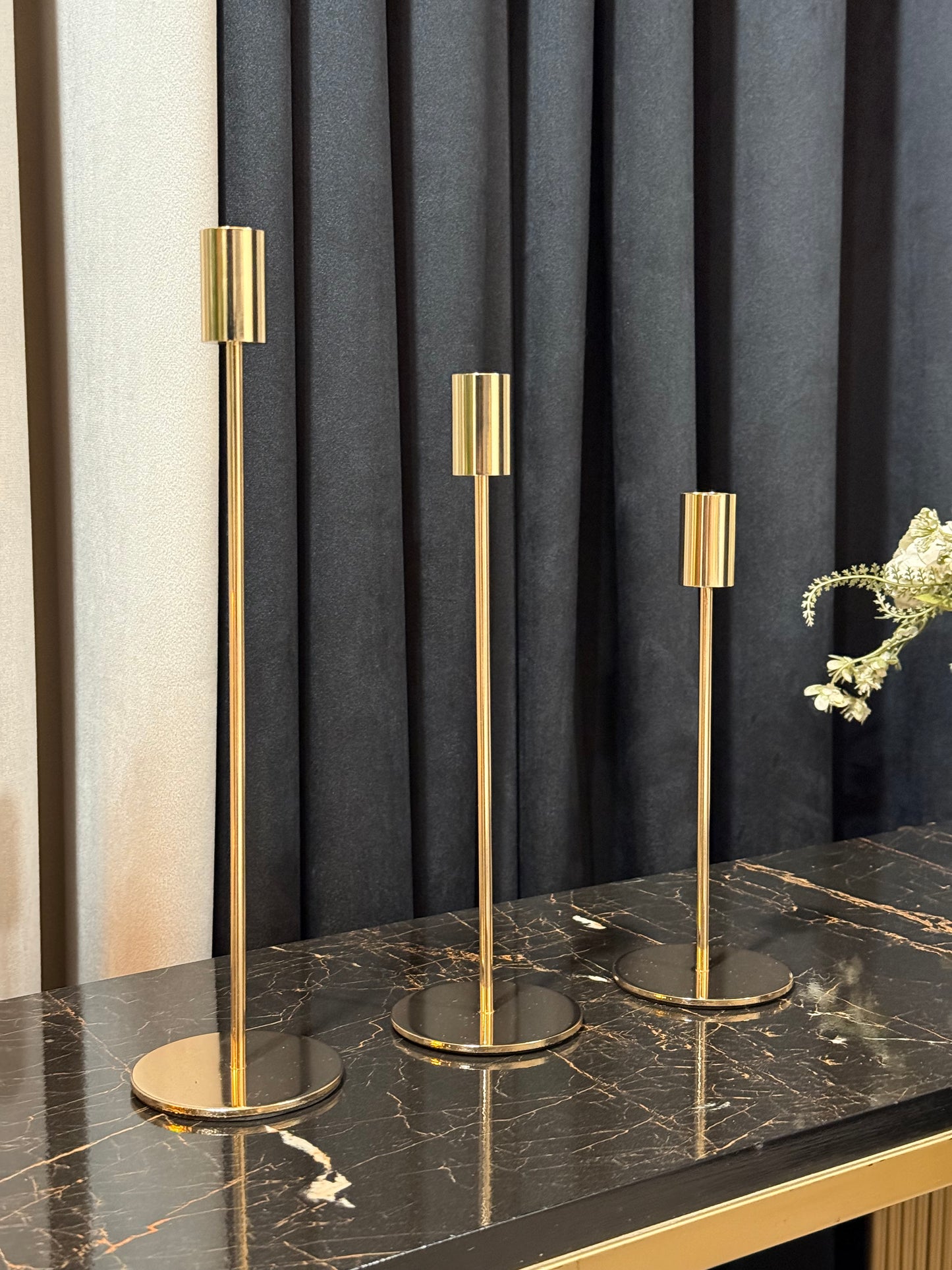 The Monarch Candle Stand Set – Crafted in Iron