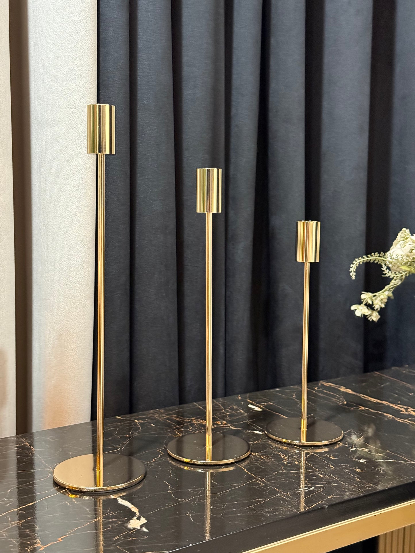 The Monarch Candle Stand Set – Crafted in Iron