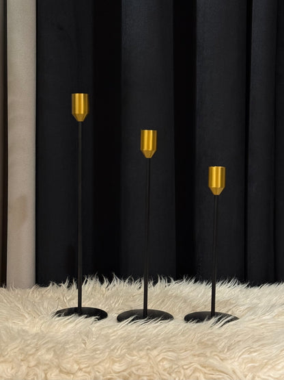 The Monarch Candle Stand Set – Crafted in Iron