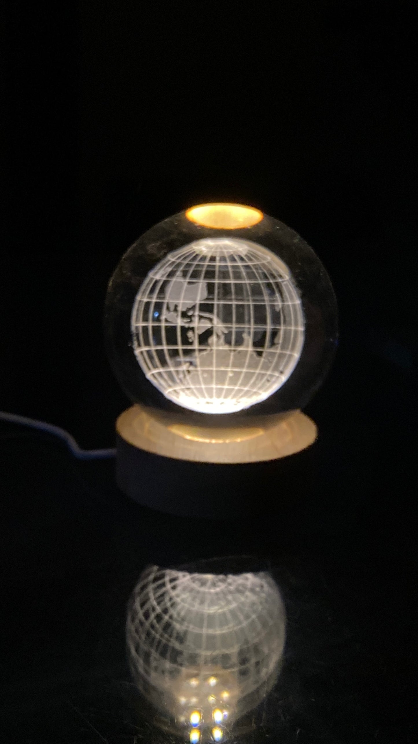 Space Lamp | Crystal Ball Lamp 6cm
